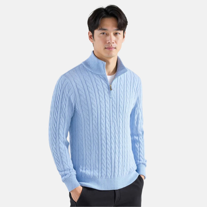 Oakley - Zipped Cable Knit Jumper