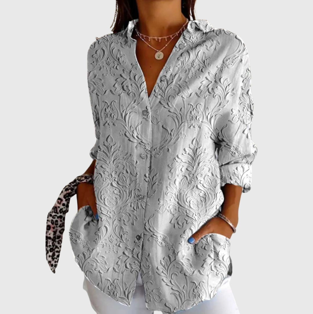Ulrike | Lightweight Colourful Blouse with Print