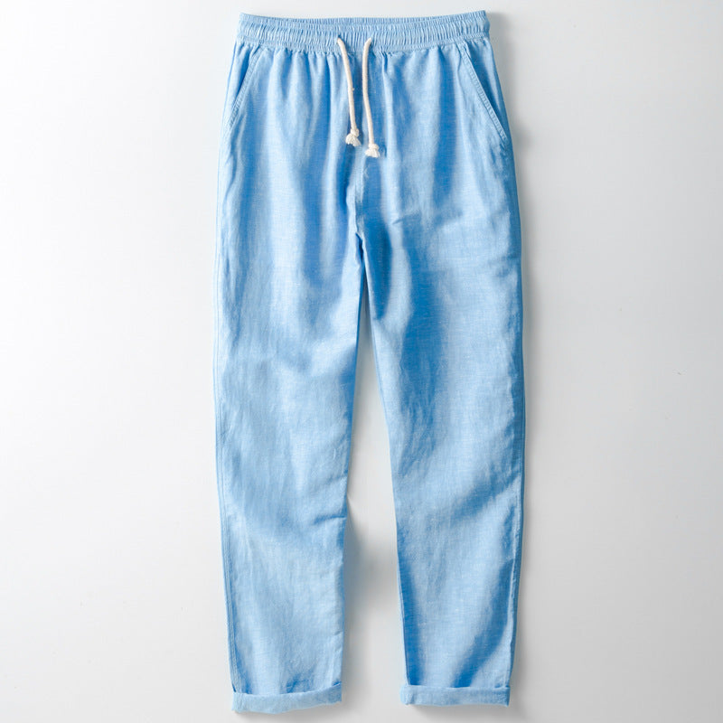 Simon - Cotton Drawstring Trousers