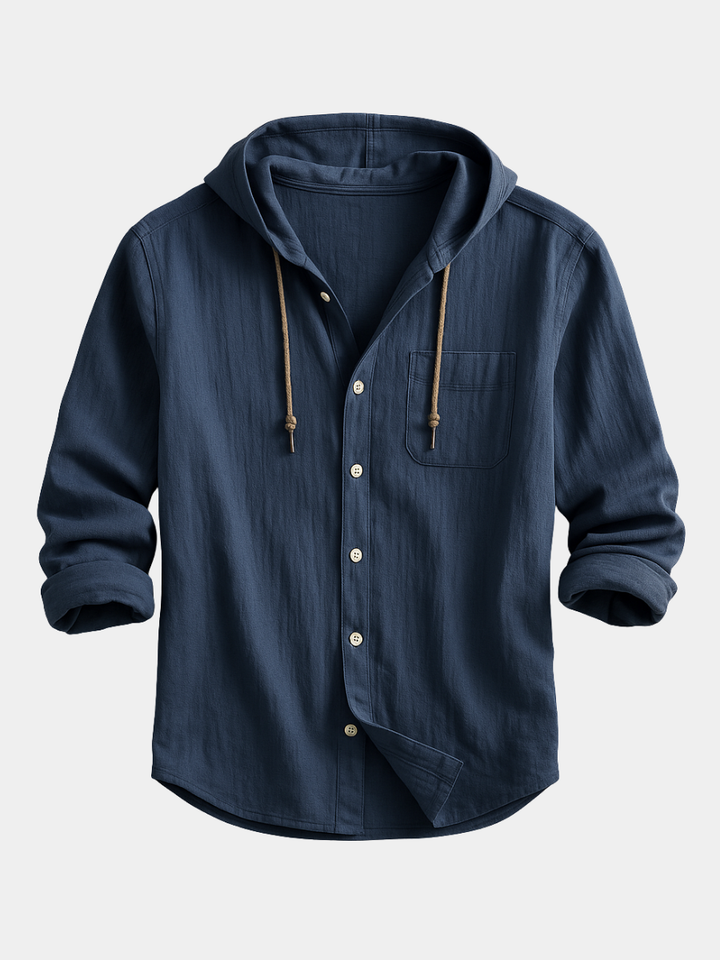 Hetty London Luxury Hooded Shirt