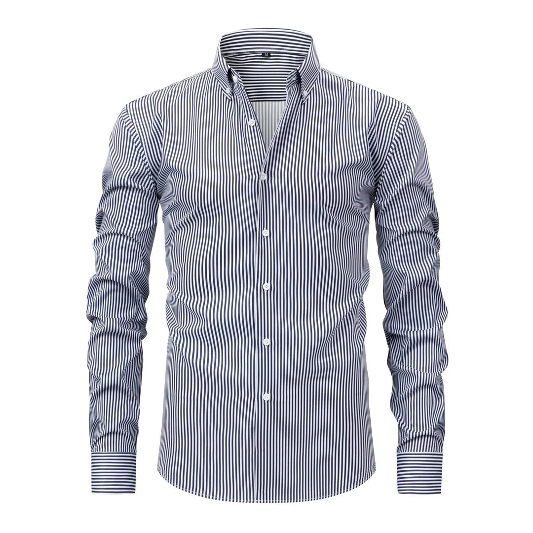 Aurel Striped Stretch Shirt