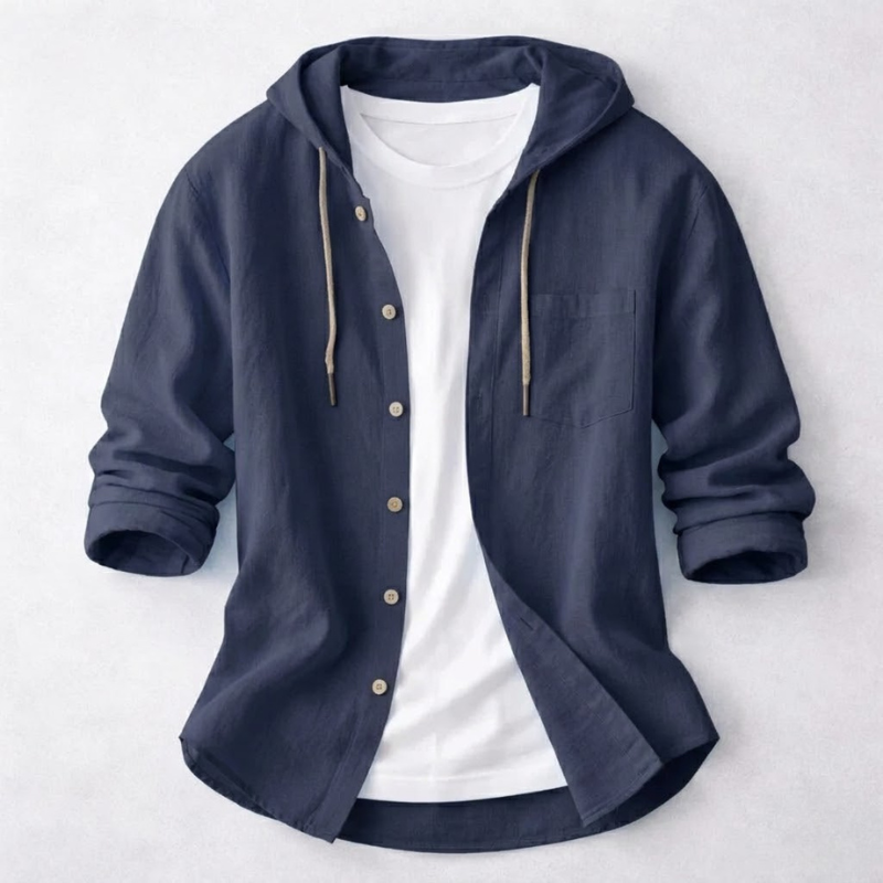 Hetty London Fashion Hooded Shirt for Men