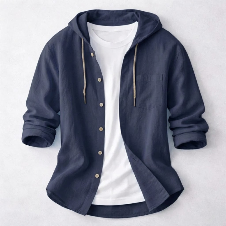 Hetty London Fashion Hooded Shirt for Men