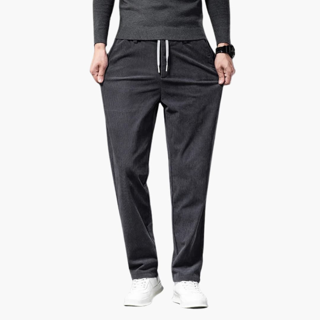 Lawrence - Corduroy Drawstring Trousers