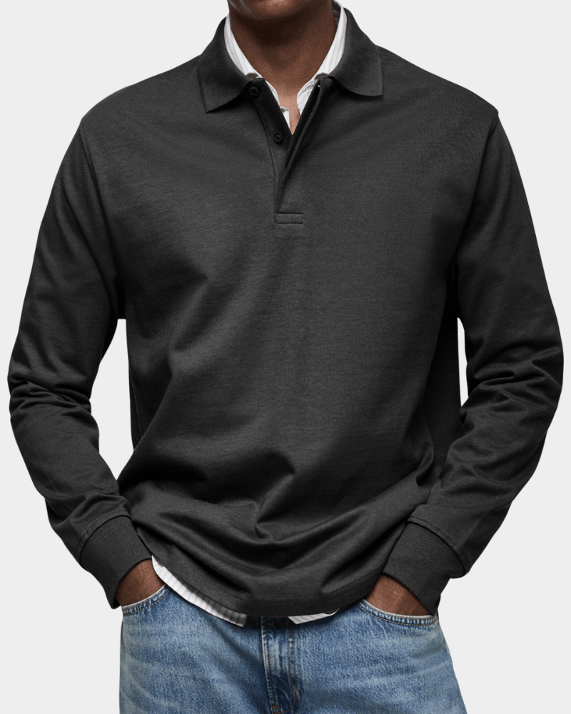 Hetty London Knit Polo Shirt for Men