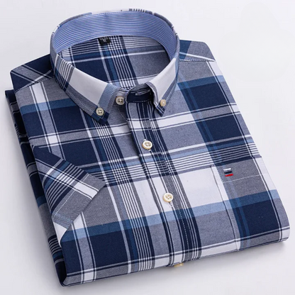 Hetty London Patterned Button-Up Shirt for Men
