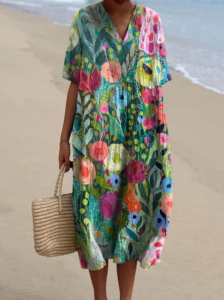 Harjas | Vintage Flower Dress
