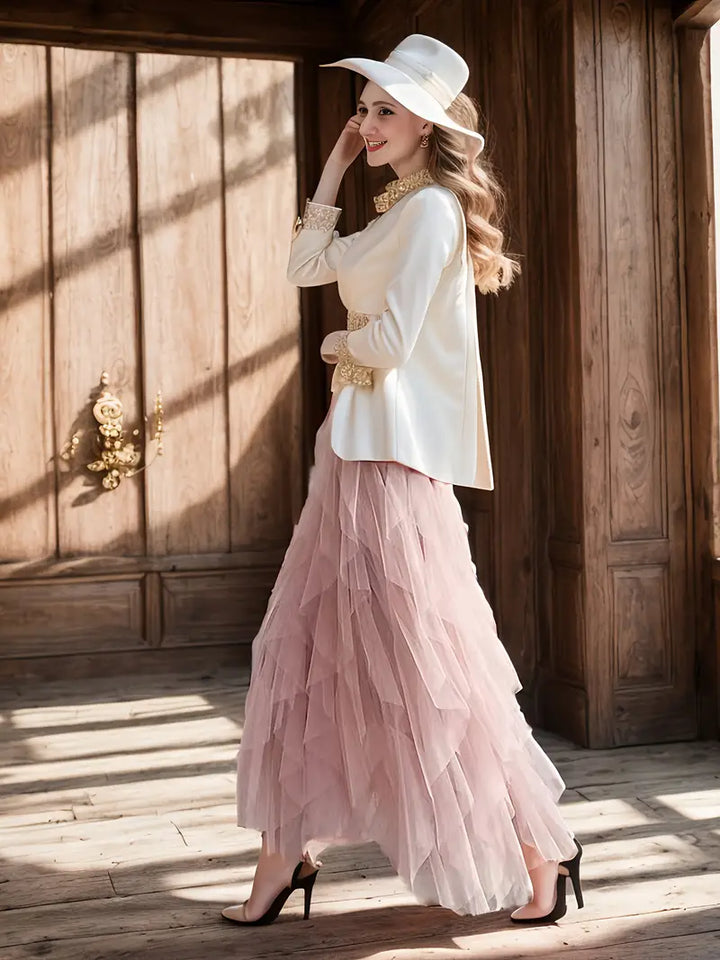 Cecil™ | Stylish Mesh Layered Tutu Skirt