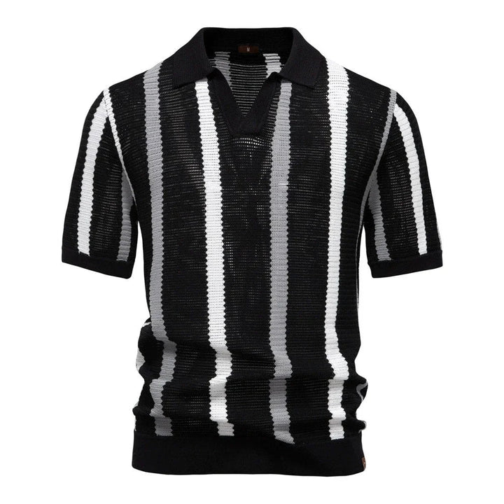 Classic Knitted Polo Shirt