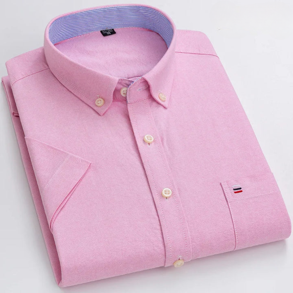 Hetty London Patterned Button-Up Shirt for Men