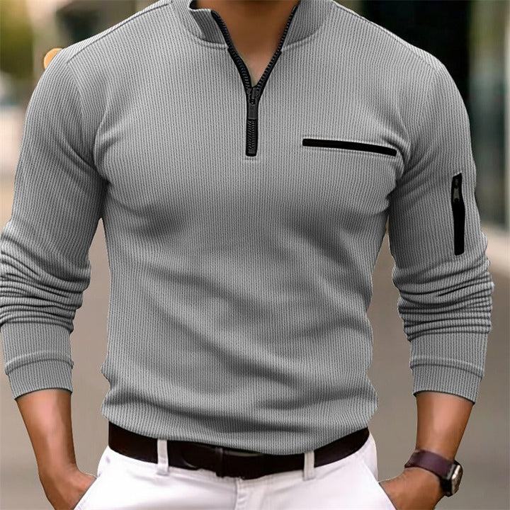 Hetty London Zip Collar Shirt for Men