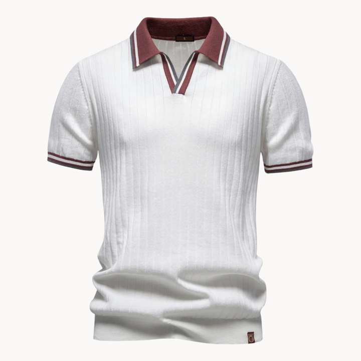 Hetty London Classic Knit Polo Shirt for Men