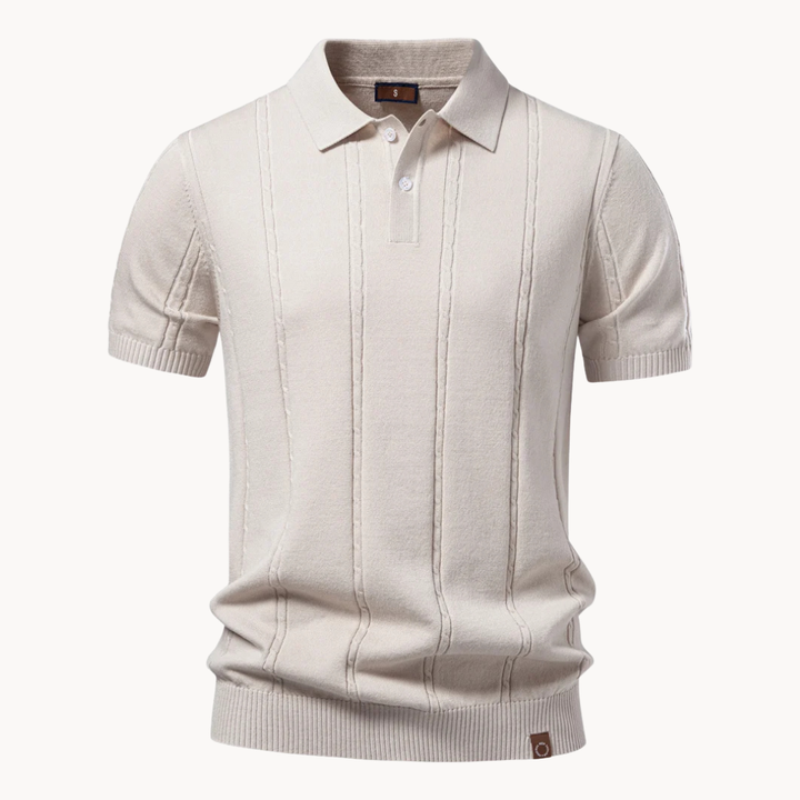 Hetty London Elegant Knit Polo Shirt for Men