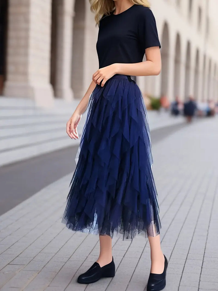 Cecil™ | Stylish Mesh Layered Tutu Skirt