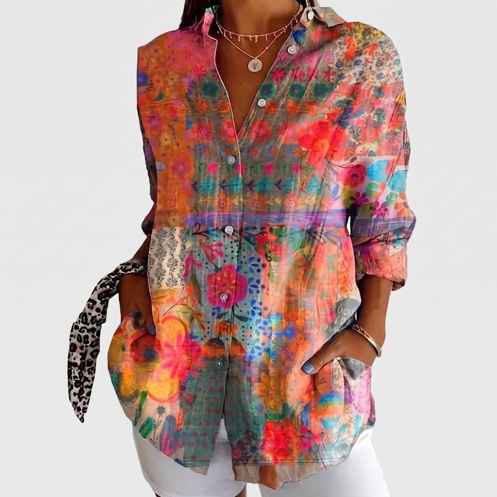 Shielo | Blouse with Abstract Pattern