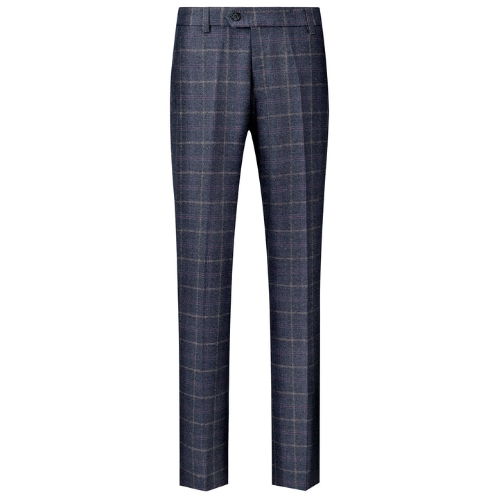 Julian - Windowpane Suit Trousers