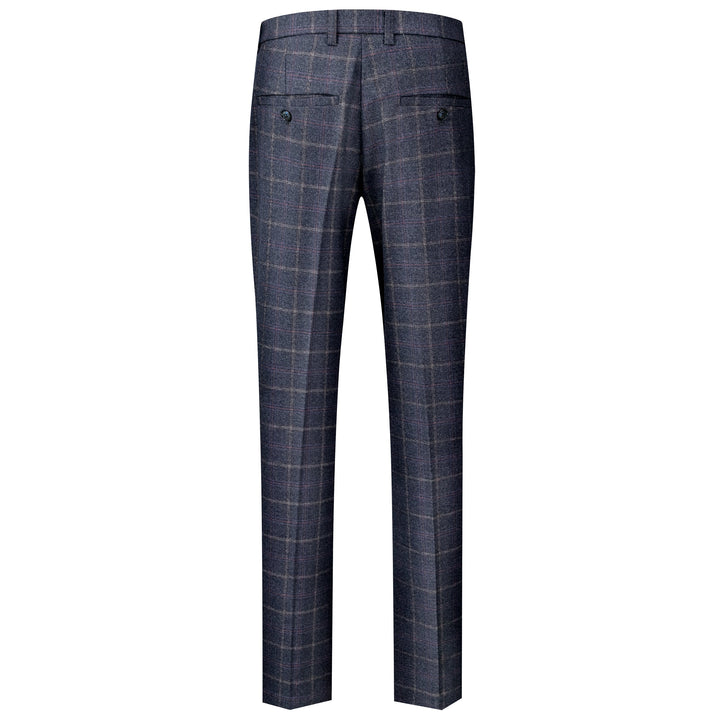 Julian - Windowpane Suit Trousers