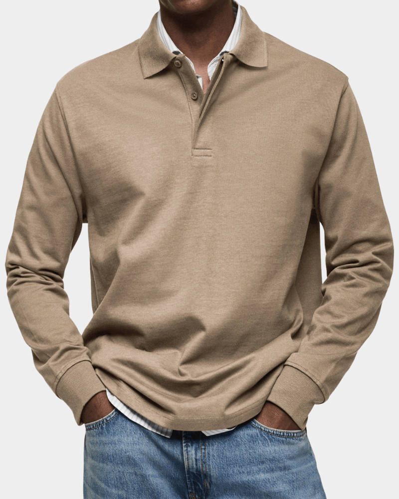 Hetty London Knit Polo Shirt for Men