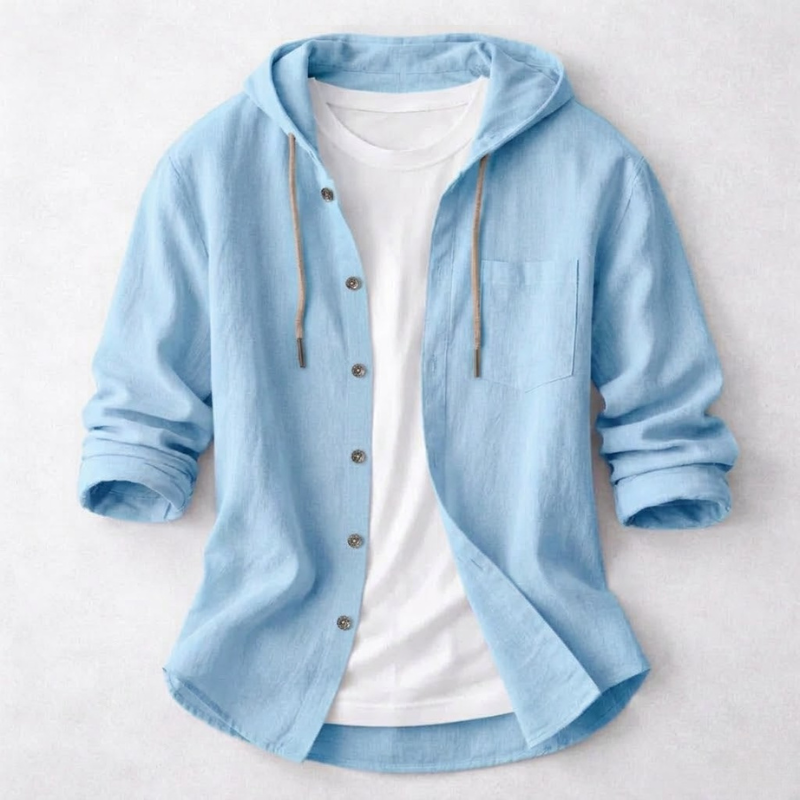 Hetty London Fashion Hooded Shirt for Men