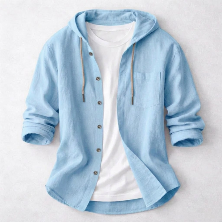 Hetty London Fashion Hooded Shirt for Men