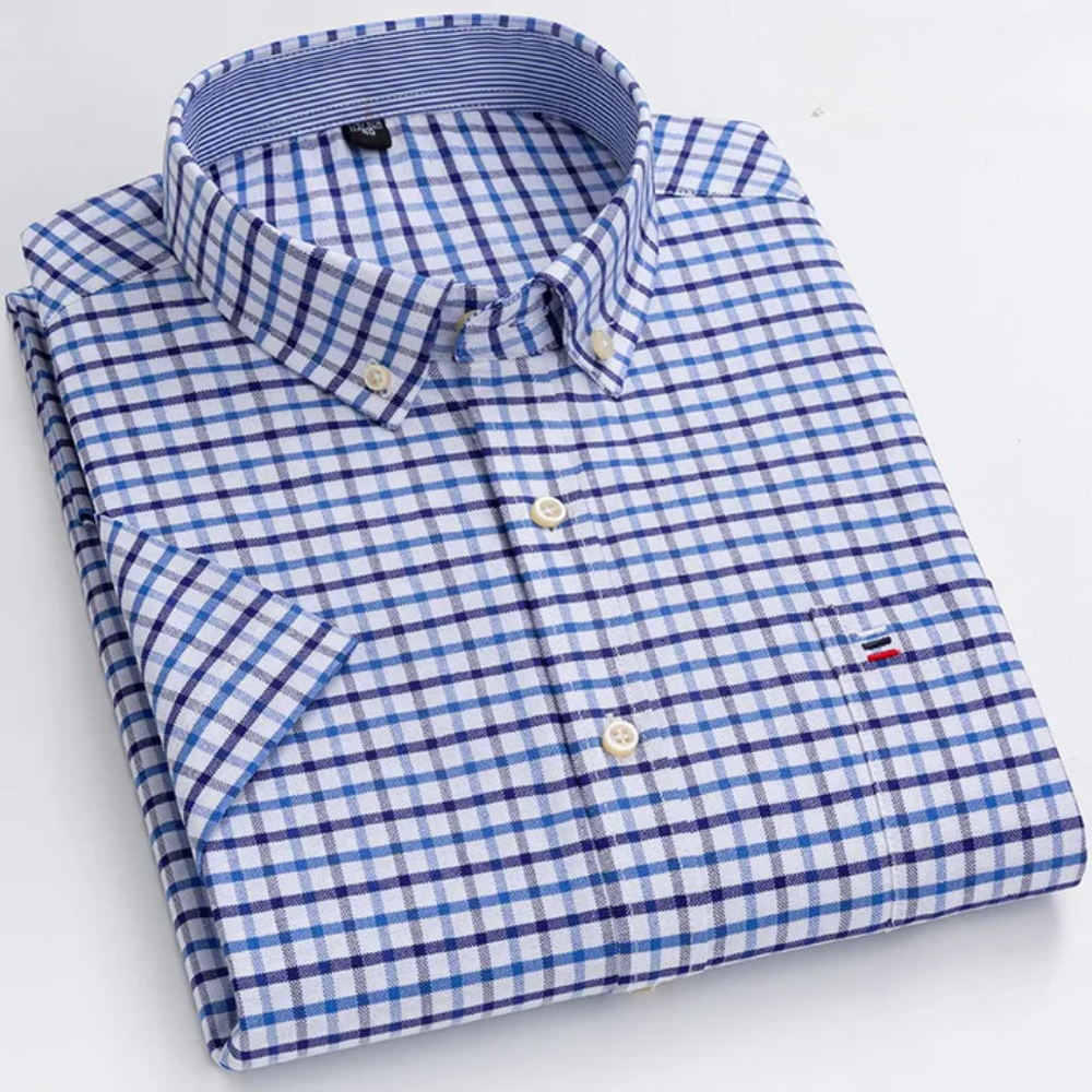 Hetty London Patterned Button-Up Shirt for Men