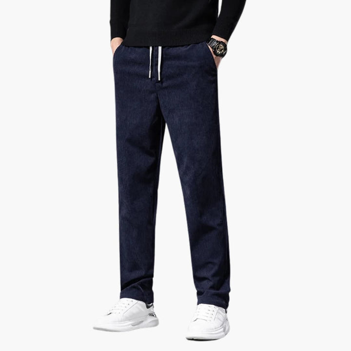 Lawrence - Corduroy Drawstring Trousers