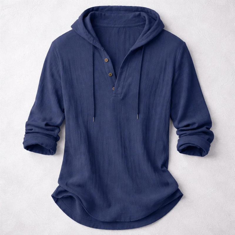 Hetty London Elegant Hooded Shirt for Men