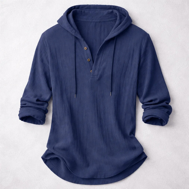 Hetty London Elegant Hooded Shirt for Men