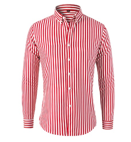 Hetty London Classic Formal Striped Shirt for Men