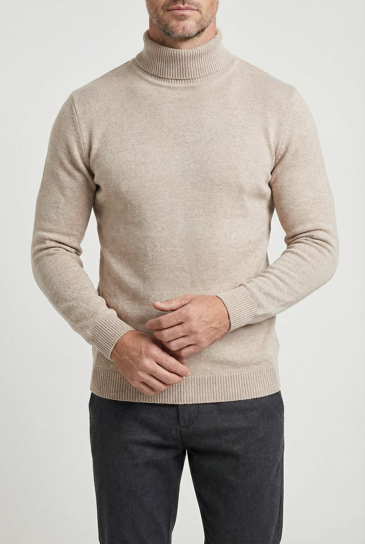 Dermot - Merino Wool Roll Neck