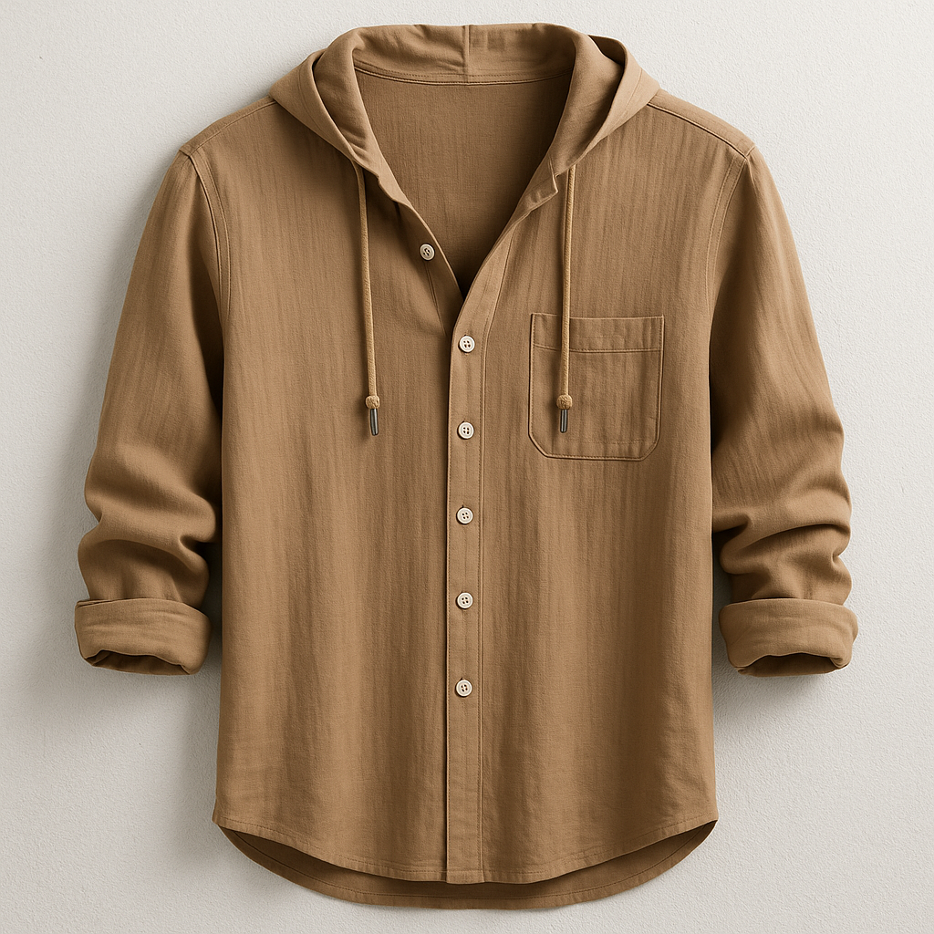 Hetty London Luxury Hooded Shirt