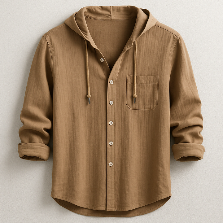 Hetty London Luxury Hooded Shirt