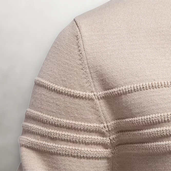 Gilbert - Tonal Stripe Crew Neck Jumper