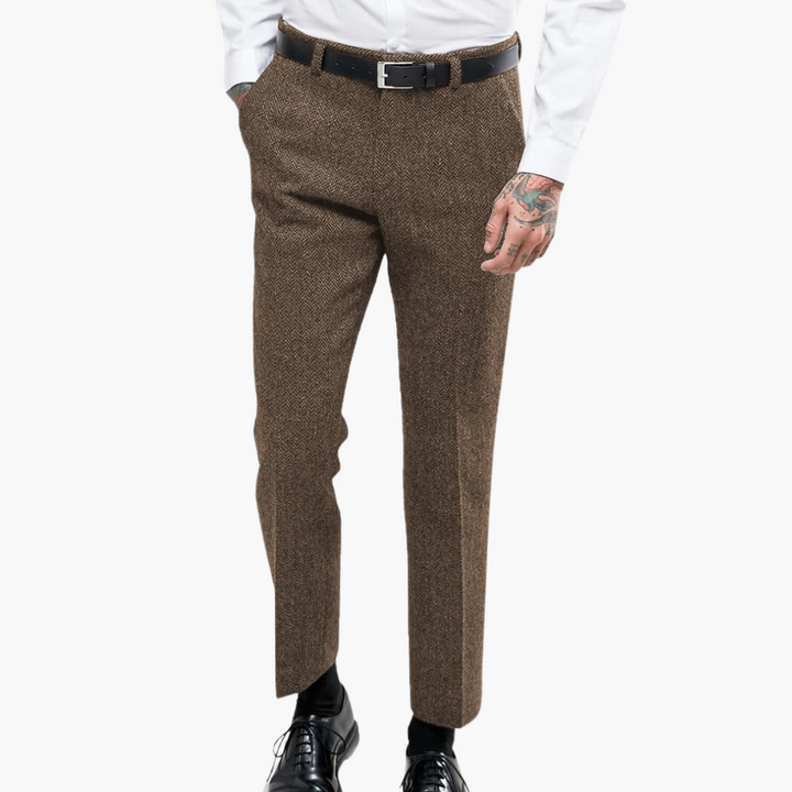 Bertram - Vintage Textured Trousers