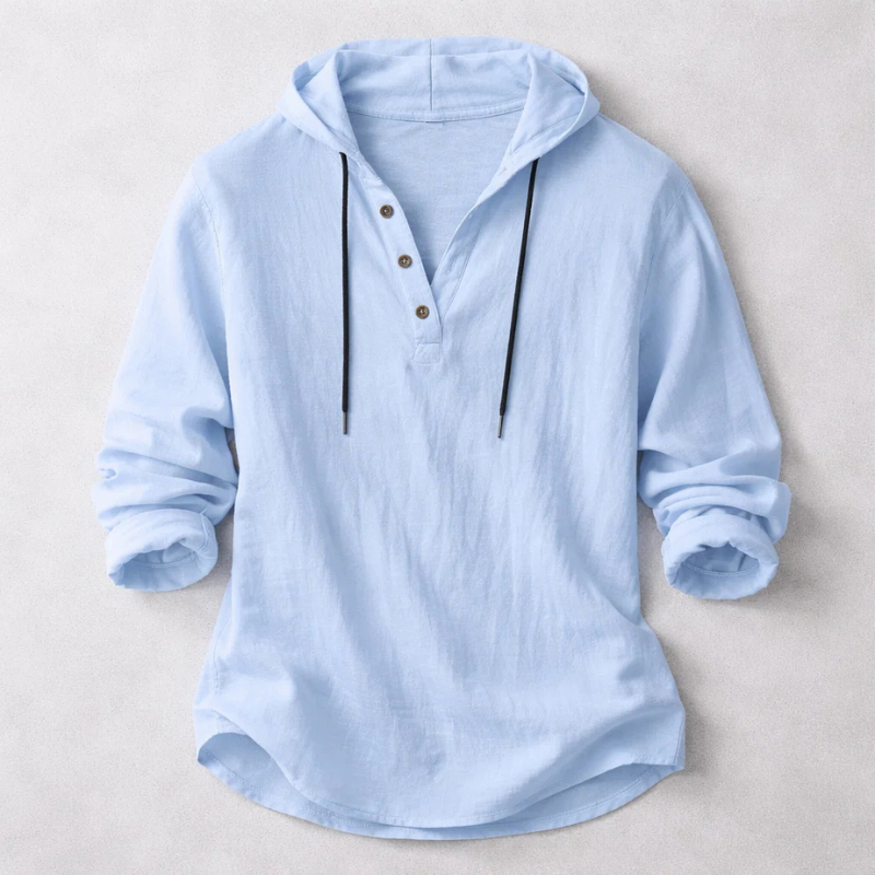Hetty London Elegant Hooded Shirt for Men