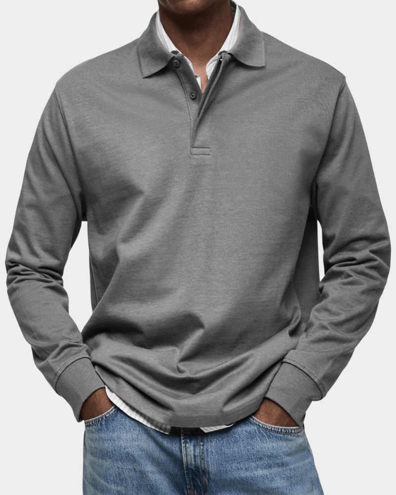 Hetty London Knit Polo Shirt for Men