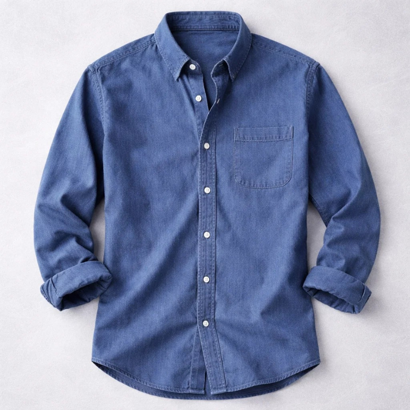 Hetty London Vintage Cotton Shirt for Men