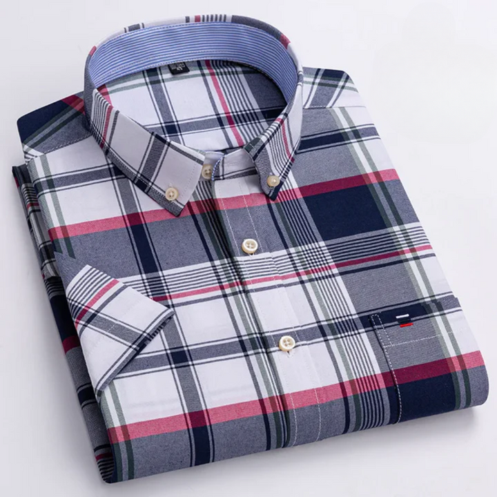 Hetty London Patterned Button-Up Shirt for Men