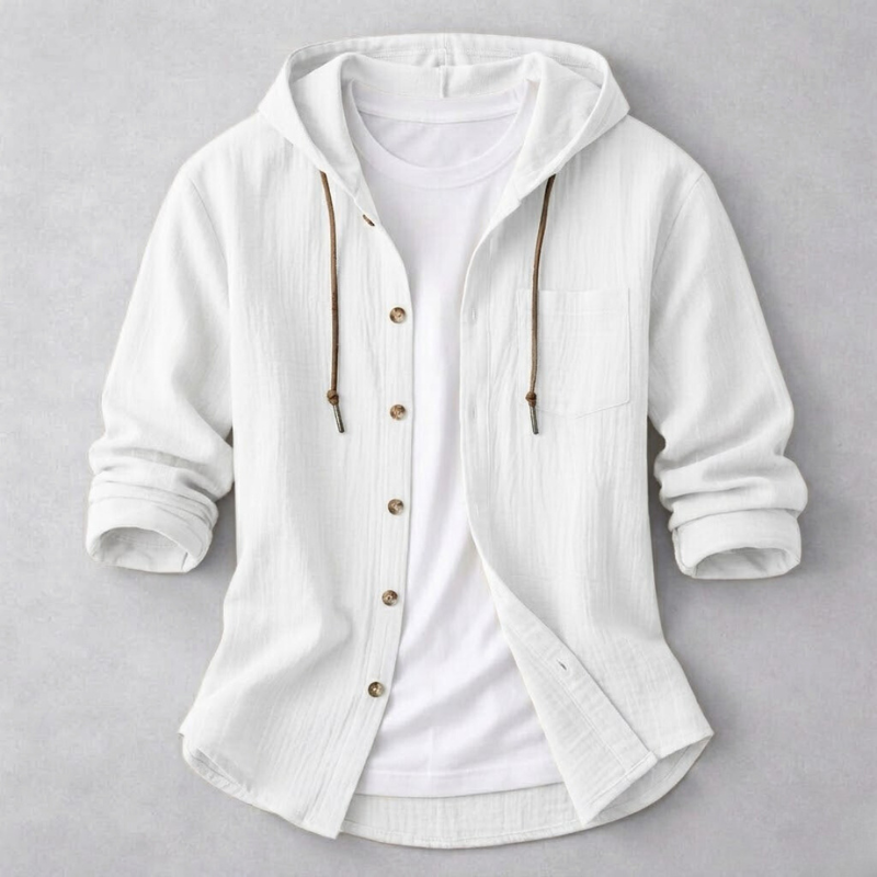 Hetty London Fashion Hooded Shirt for Men