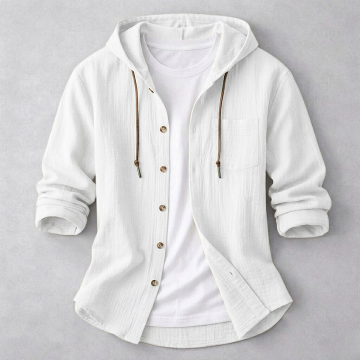 Hetty London Fashion Hooded Shirt for Men
