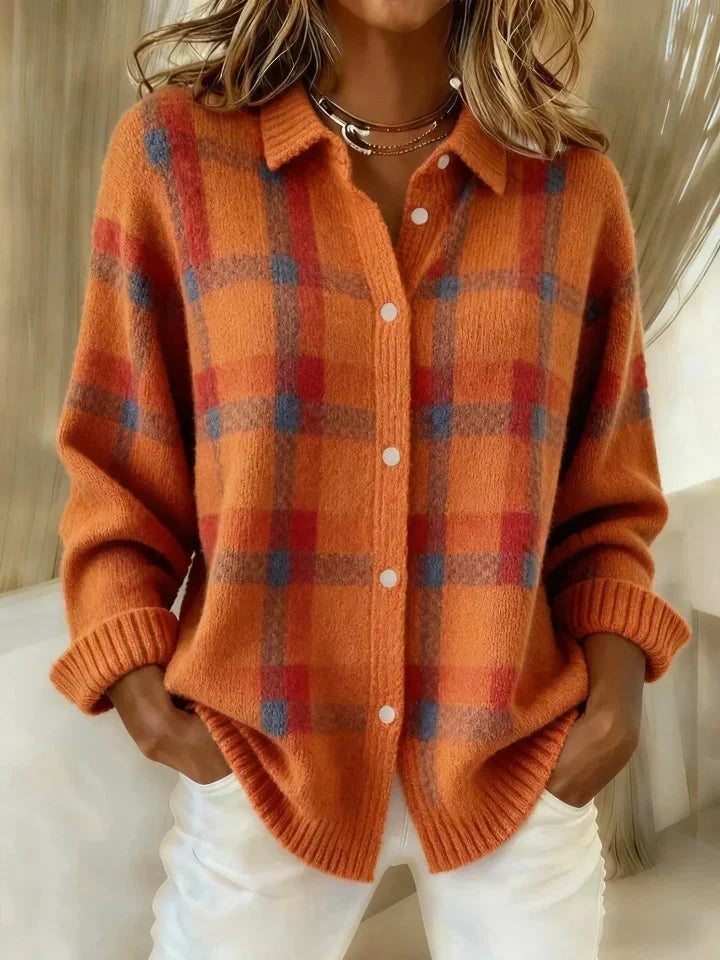 Francesca™ | Retro Check Jumper