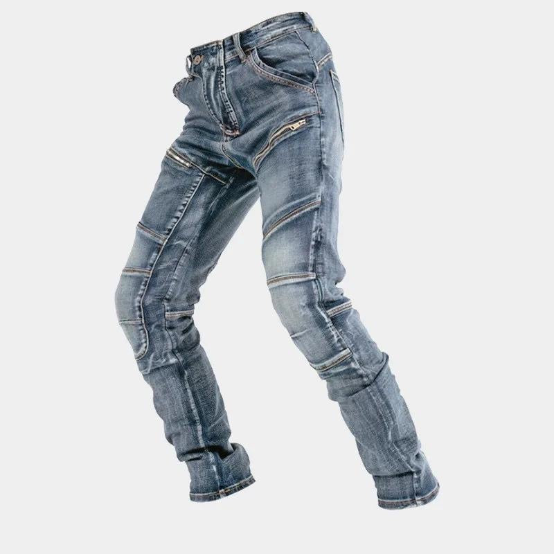 Elliot | Unique Casual Biker Jeans
