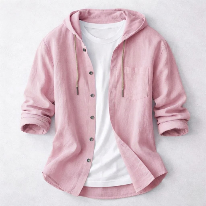 Hetty London Fashion Hooded Shirt for Men