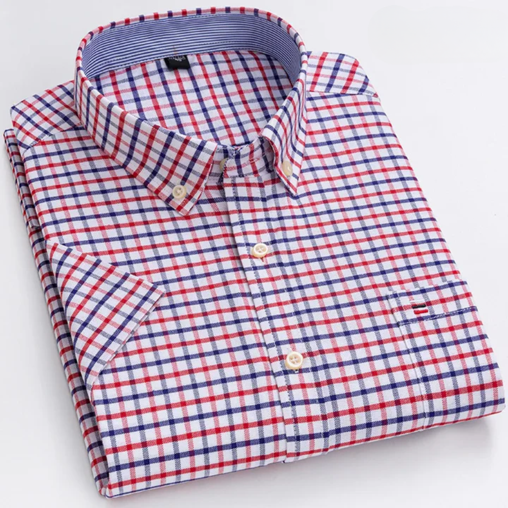 Hetty London Patterned Button-Up Shirt for Men