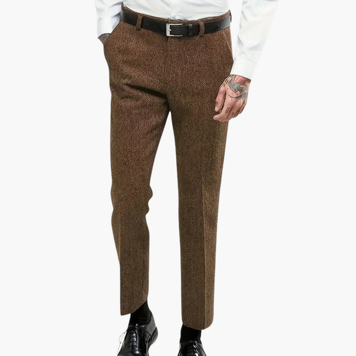 Bertram - Vintage Textured Trousers