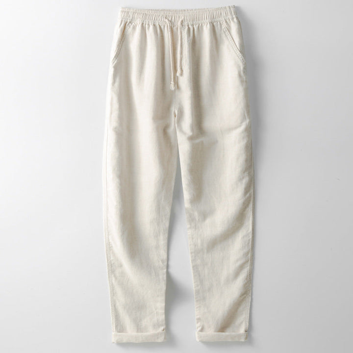 Simon - Cotton Drawstring Trousers
