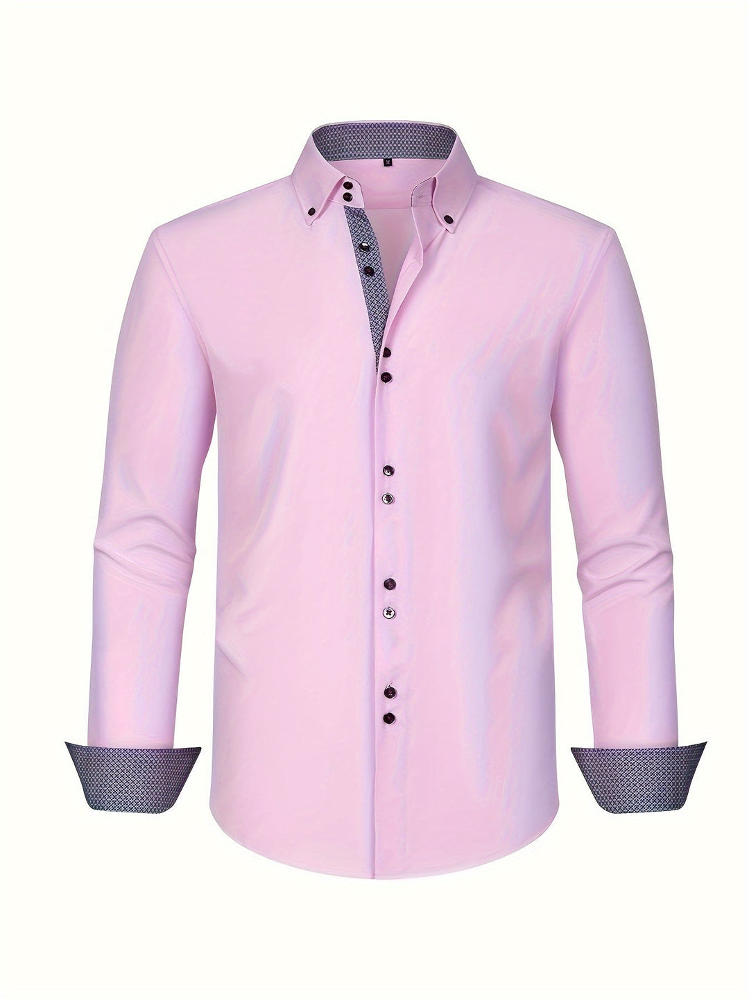 Albert Elegant Lightweight Shirt with Contrast Details