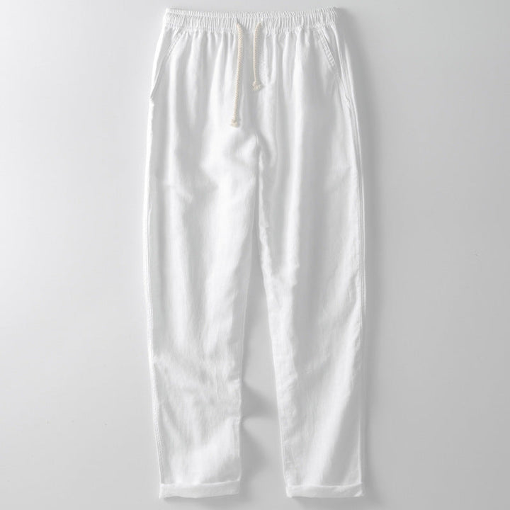 Simon - Cotton Drawstring Trousers