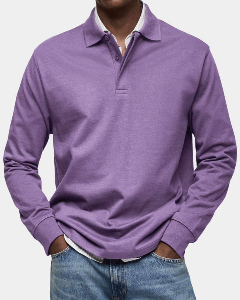 Hetty London Knit Polo Shirt for Men