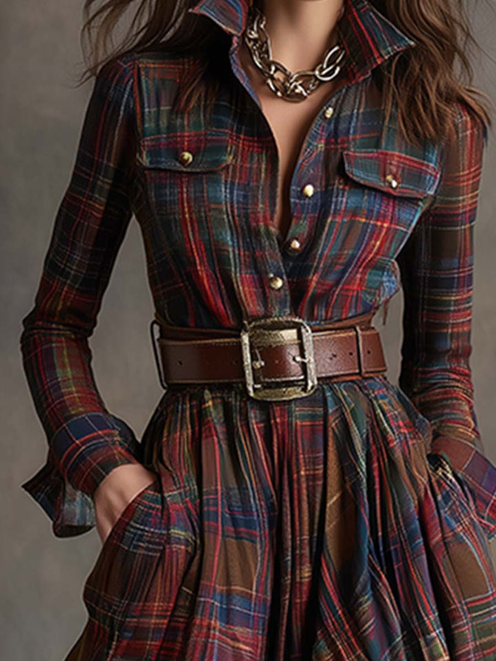 Mandy | Belted Shirt Dress